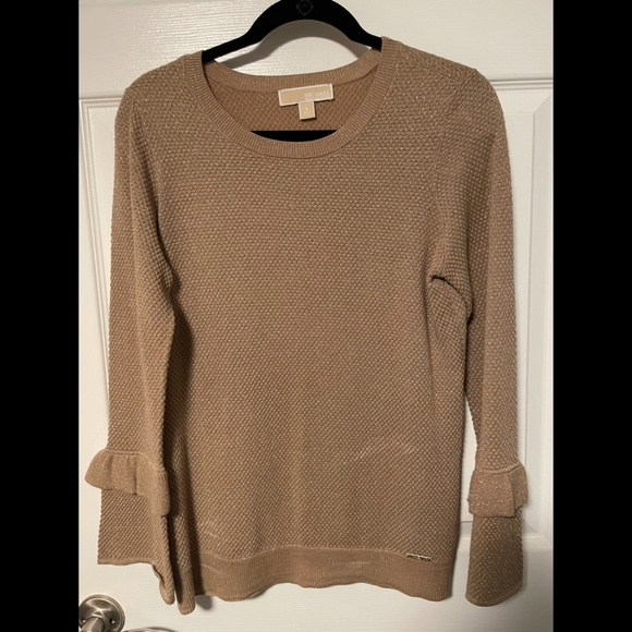 MICHAEL Michael Kors Sweaters - Michael Kors Gold Sparkly Sweater